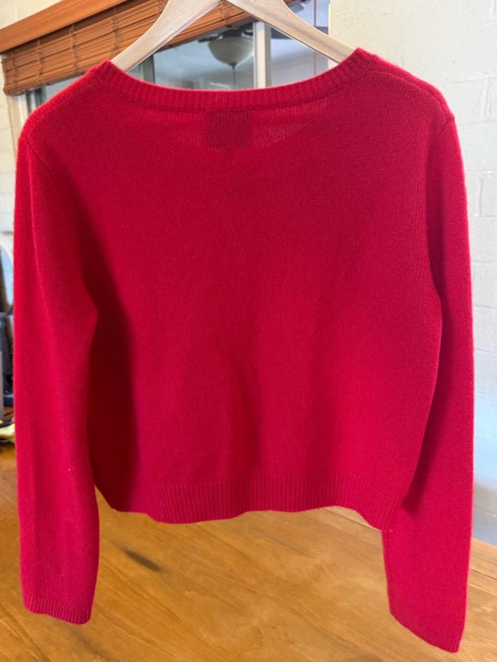 ❤️ Reformation Red Cashmere Cropped Cardigan - Picture 16 of 16
